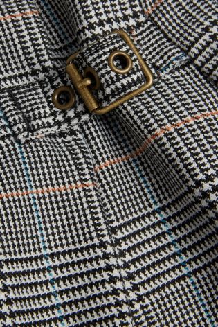 Bielo-čierna karovaná suknička nova, next,164