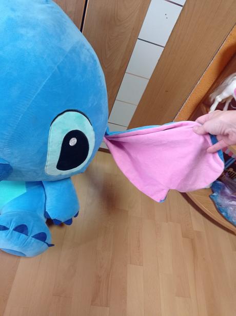 Obrovský plyšový lilo a stitch modrý, 