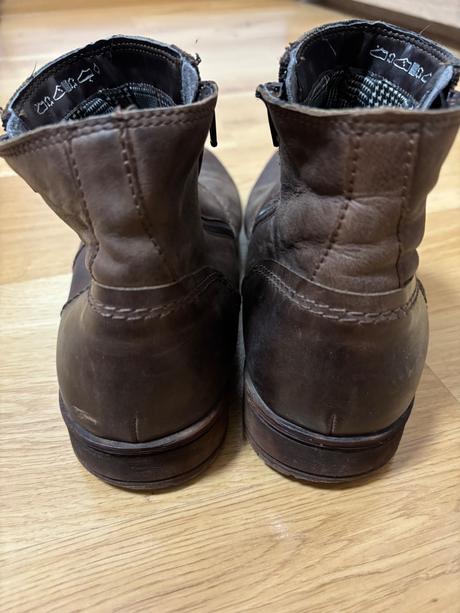 Čižmy kožené 43, 43
