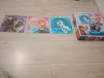 Puzzle frozen,olaf,super stav 1chyba,