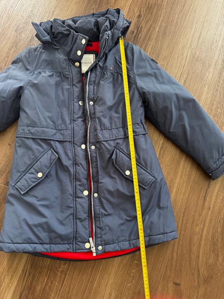 Zimna tepla bunda th, 140, sdopor. postou, tommy hilfiger,140