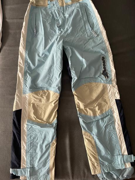 Krásne retro lyžiarske nohavice, l