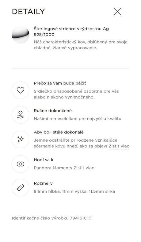 Gravirovatelny privesok srdiecko, pandora, pandora
