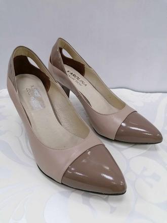 Dámske kožené lodičky 9416 z, 40