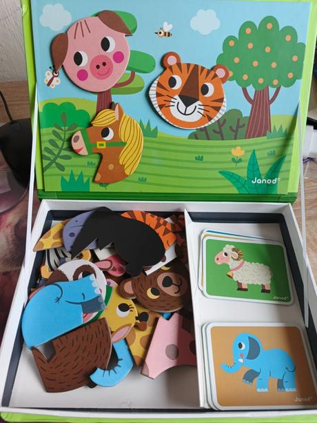 Magnetická skladačka zvieratá, 