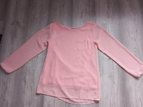 Bledoružová blúzka, s