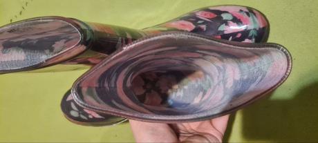 Kvetinové gumáky, roháčan,40