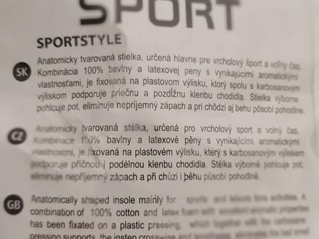 Vložky do topanok, 35