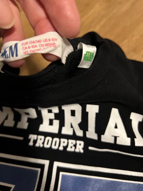 Mikina star wars, h&m,134