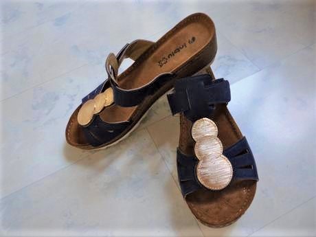 Kožené komfortné šlapky 39,5 - 40, 40