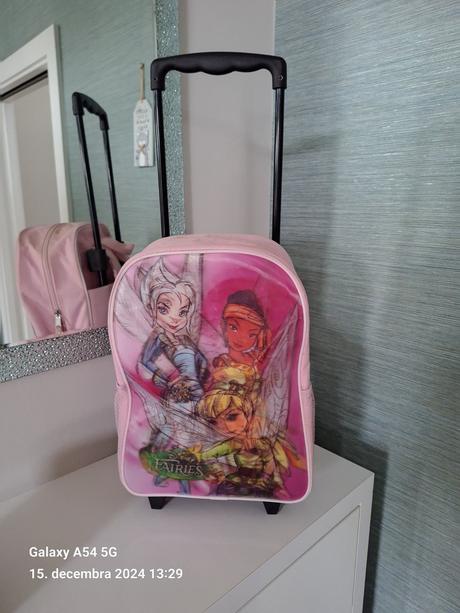 Kufrik / batoh fairies na koliesch, disney