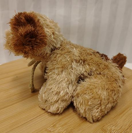 Plyšový hnedý pes, 17 cm, 