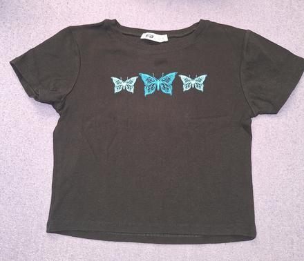 Crop top tričko, s