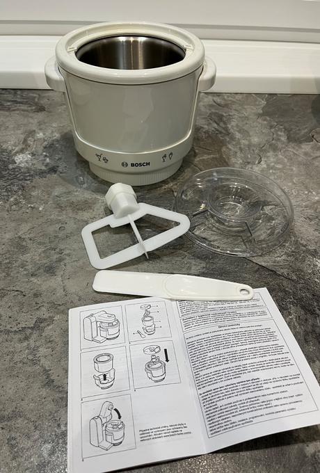 Nadstavec na výrobu zmrzliny bosch muz4eb1, bosch