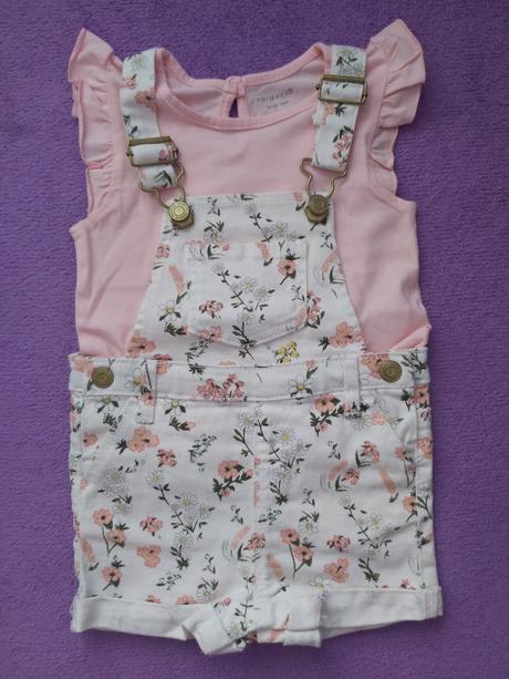 Súprava kratasy a tričko, primark,80