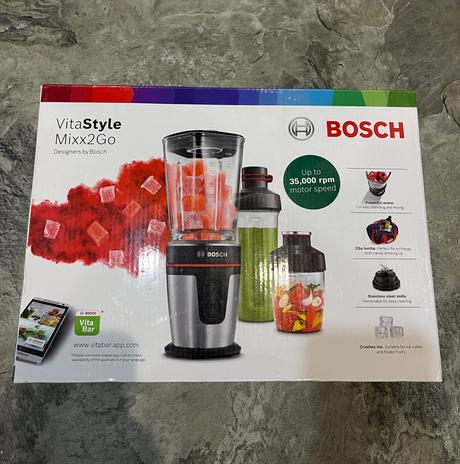 Bosch mmbm7g3m víta style mixx2go stolný mixér, bosch
