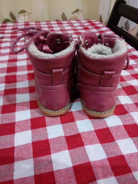 Detska cervena obuv, nelli blu,26