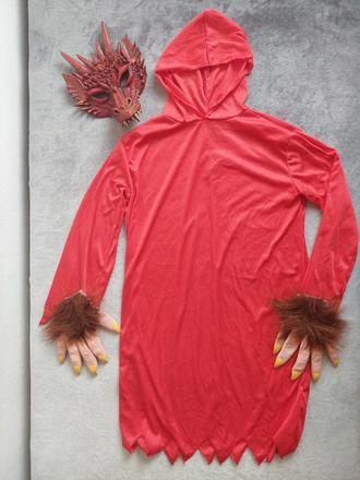 Drak / diabol univerzálna karnevalová maska, 