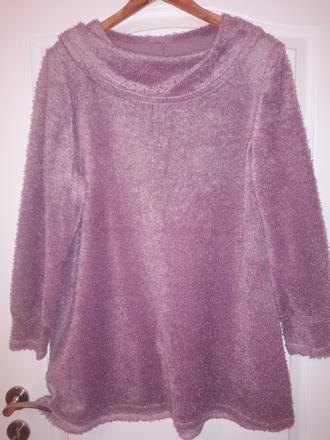 Fialový pulovrik, xl