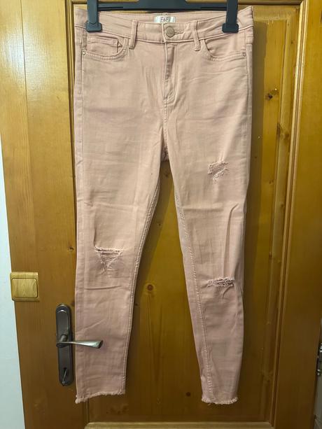 Bledoružové nohavice, f&f,40