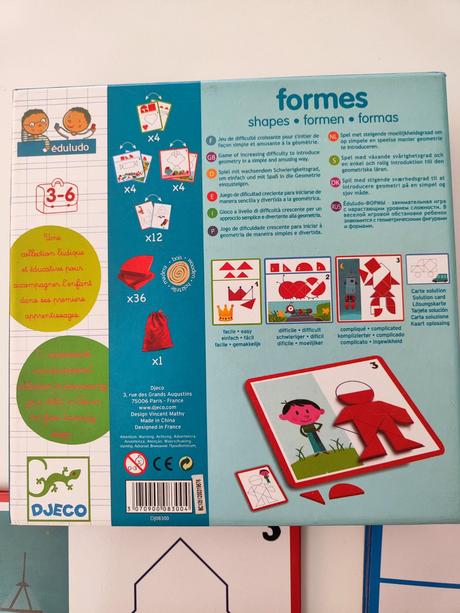 Djeco hra - skladáme tvary, 