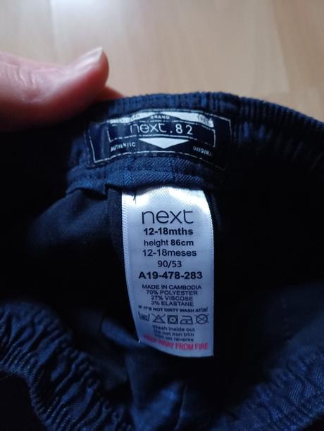 Rifle, nohavice v.86 ' 12-18mes, f&f,86