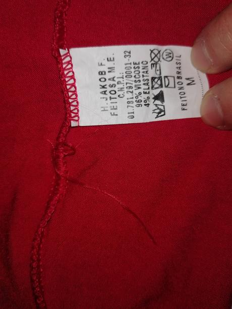 Jasnočervené tričko, m