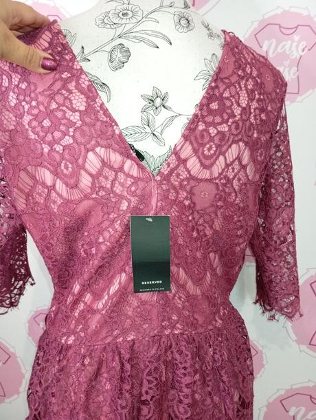 Nové čipkované šaty, reserved,40 / 42