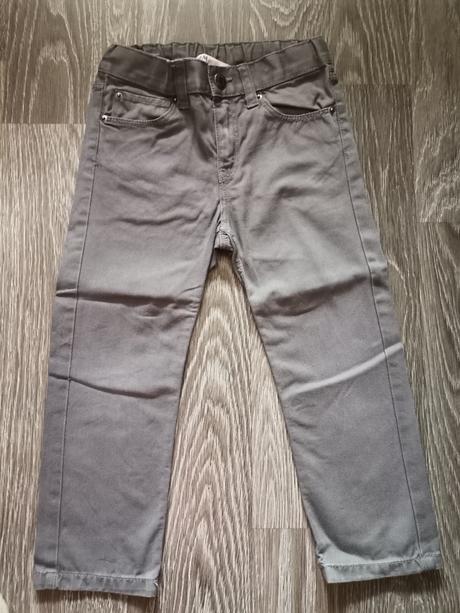 Nohavice hm sivé, h&m,104