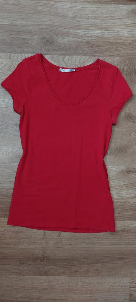 Červené tričko zara, zara,s