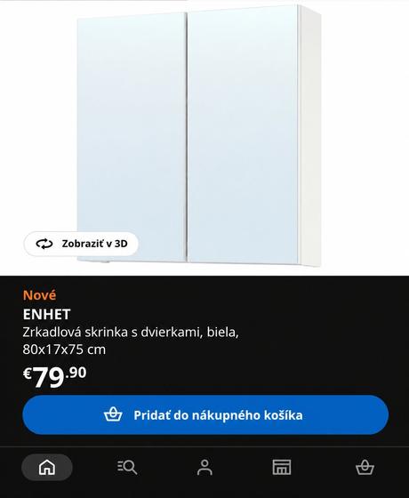 Skrinka so zrkadlom,