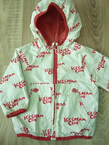 Obojstranna bundička do dažda 74/80, 74