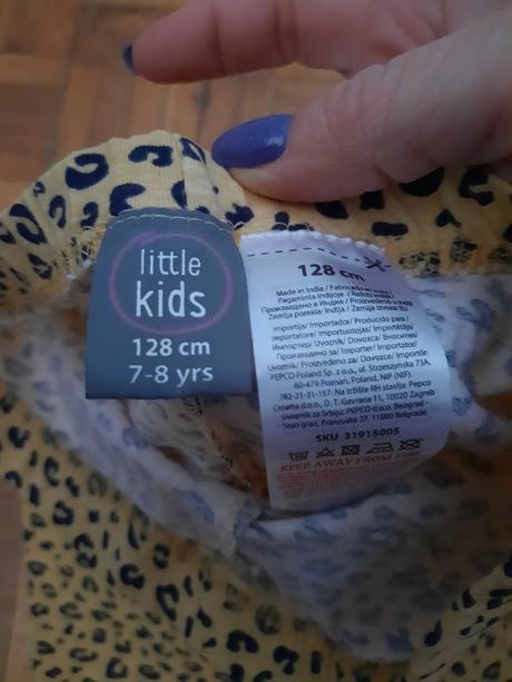 Dievčenské 3/4 legíny, 128