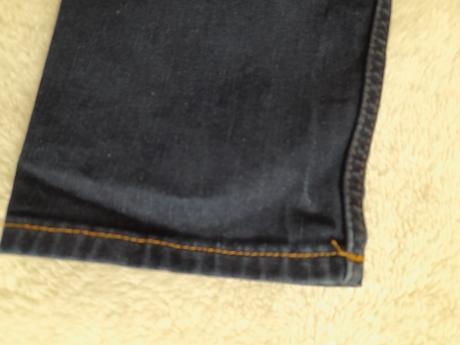 Džínsy rifle skinny fit modré , super strech, h&m,158