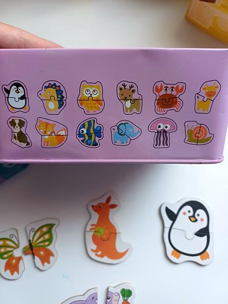 Drevené puzzle v boxe, 