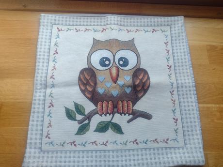 Obliečka na vankúš - sova, šírka (cm): 45,dĺžka (cm): 50