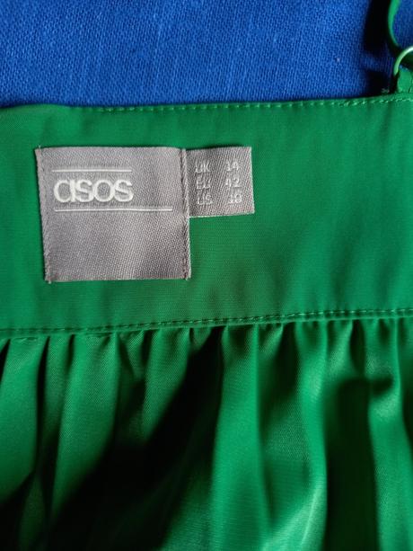 Asos šaty zelene, 38