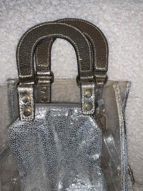 Transparentná crossbody kabelka, primark