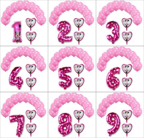 Foliove balony minnie mouse,