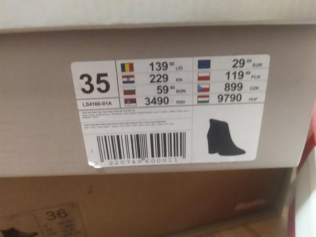 Čierne kotníkové čižmy veľkosť 35, jennifer&jennifer,35