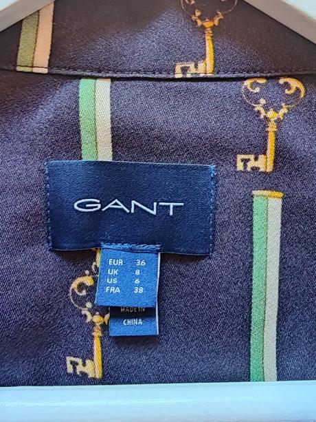 Gant originál ikonická nádherná luxusná blúzka, gant,m