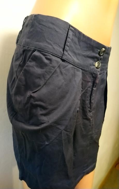 Dámska krátka modrá elastická sukňa, forever, m