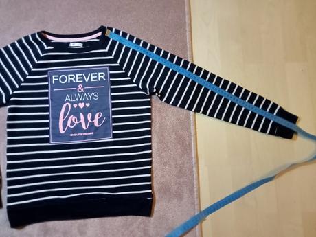 Pruhovaná mikina, pepco,152