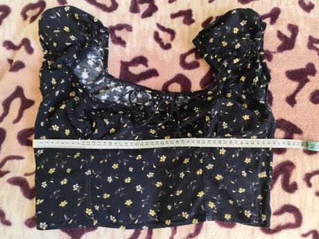Elegantný crop top zn. motel, vel. l, veľmi pekne, l