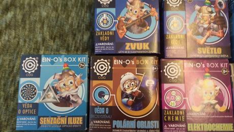 Detske vedecke pokusy ein-o s box kit 9ks, 