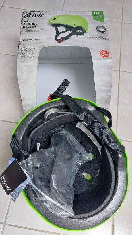 Brilba na bicykel, korčule, xl