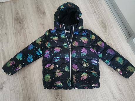 Krásna teplučká zimná bunda vel. 134/8r, h&m,134