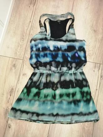 Batikované šaty, bershka,36