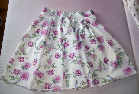 Kvetová sukňa, gate,xl