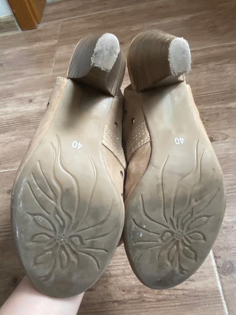 Dámske kožené topánky, 40